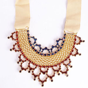 PAULA BIANCO GOLD EVENING NECKLACE | WOMENS